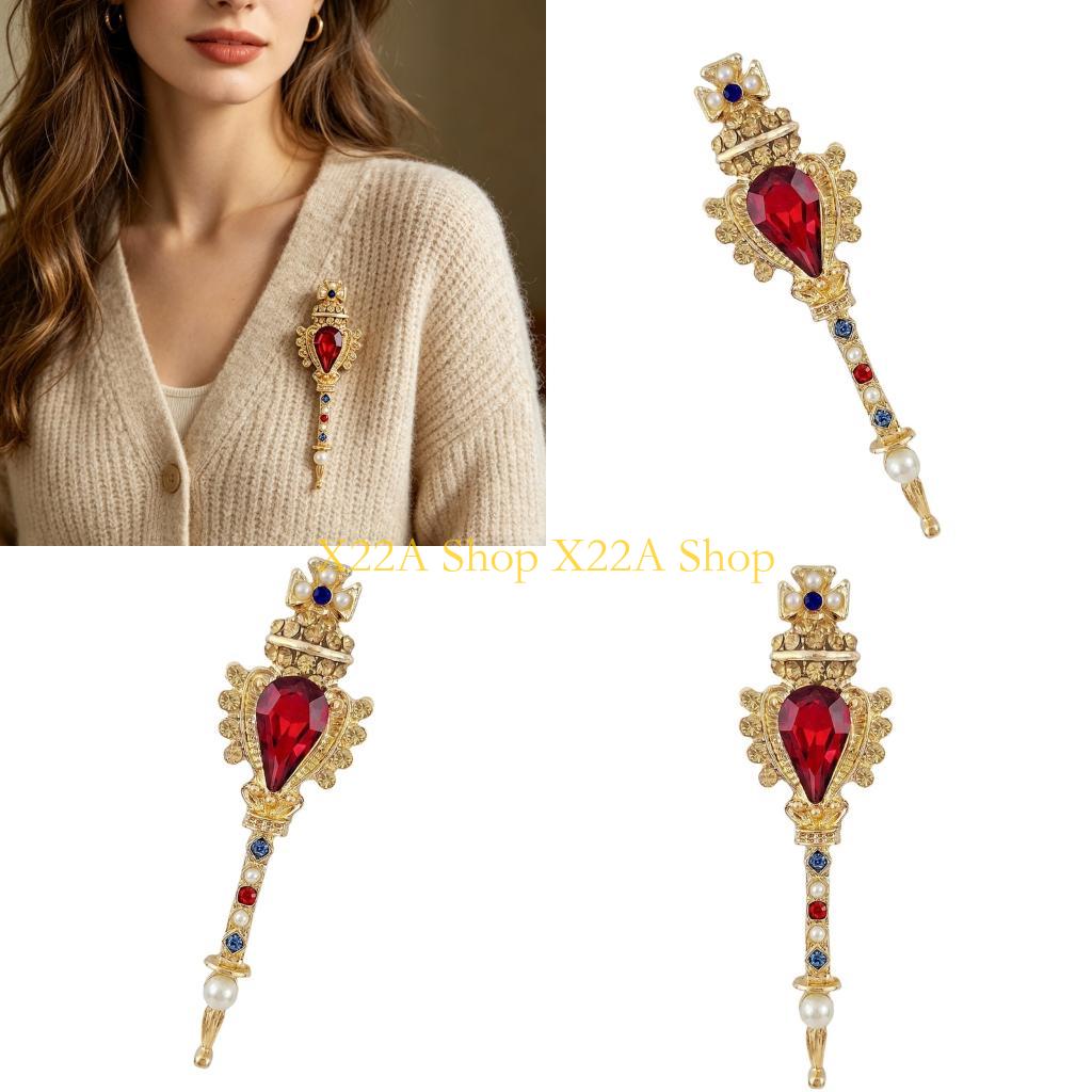 Formal Wear Jewelry For Women - เข็มกลัดไม้กายสิทธิ์ย้อนยุคไม่ซ้ำกับเครื่องประดับแฟชั่นเน้นไข่มุกสำหรับเครื่องแต่งกายที่หรูหรา