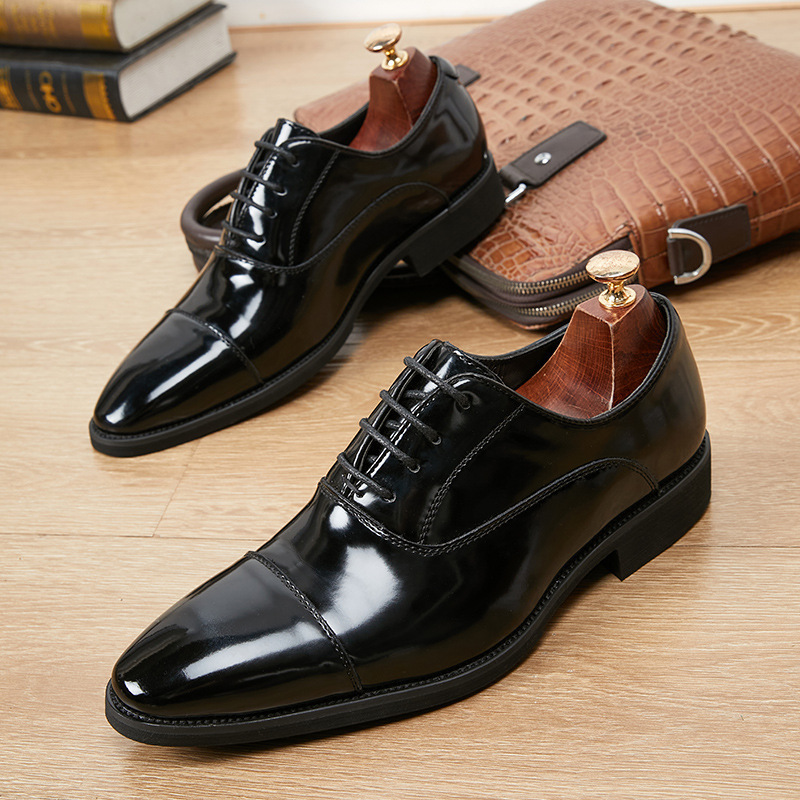 Formal Wear Women'S Loafers - ใหม่หนังรุ่นความสูงภายในธุรกิจผู้ชายอย่างเป็นทางการสวมใส่นุ่ม Oxford ผู้ชายรองเท้าสบายๆชี้รองเท้าไม่มีส้นรองเท้าหนังอย่างเป็นทางการ