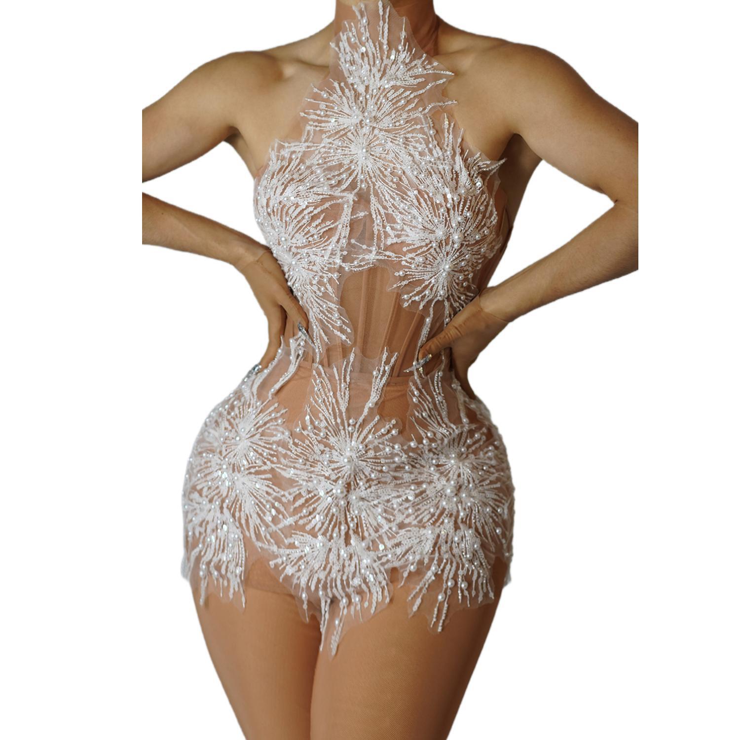 Sparkly Rhinestones ไข่มุกหิมะ - Woman Formal Wear บทวิจารณ์และราคา