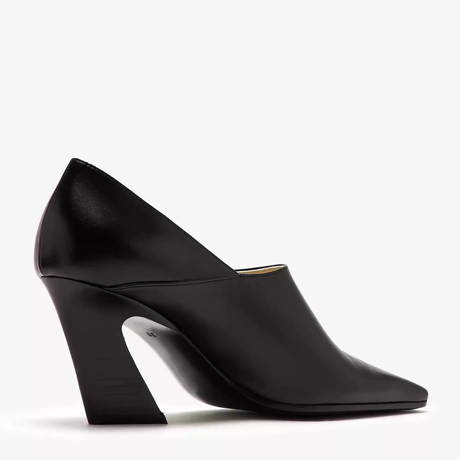 รองเท้าส้นหนาหัวเหลี่ยมหนังสีด - Formal Wear Women'S Loafers บทวิจารณ์และราคา
