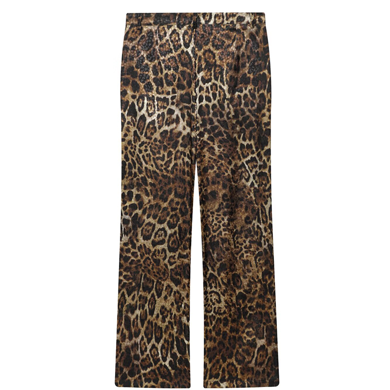 ชุดเซ็ตเสื้อผ้าลายเสือดาว HXAO - Women'S Formal Wear Pants บทวิจารณ์และราคา
