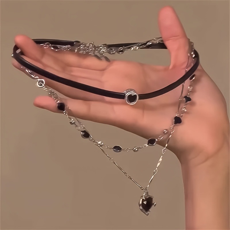 สร้อยคอรูปหัวใจแบบกอธิค ดีไซน์ - Formal Wear Jewelry For Women บทวิจารณ์และราคา