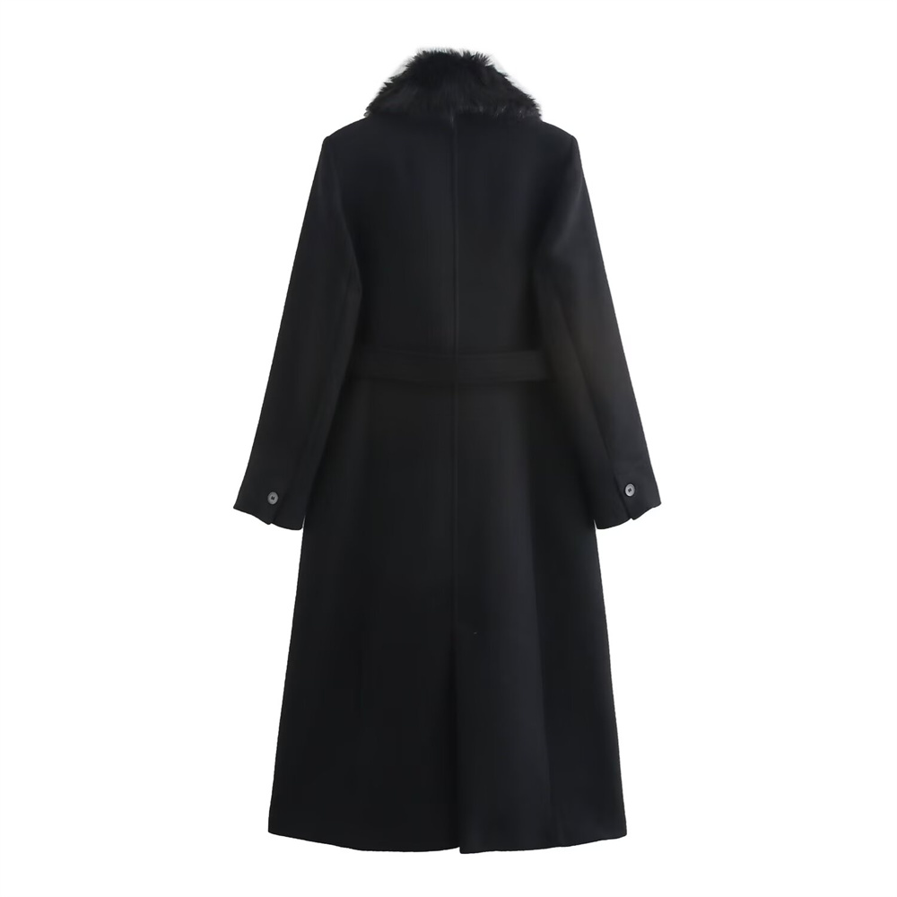 เสื้อโค้ทผู้หญิง ปกขนสัตว์อุ่น - Tailored Coat Wool บทวิจารณ์และราคา