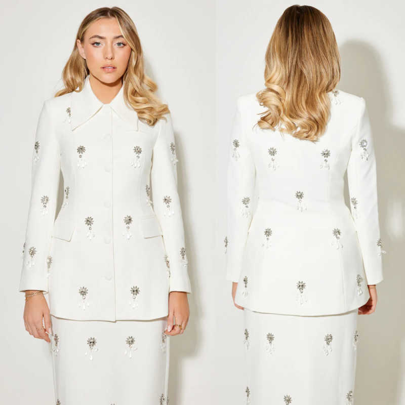 ชุดสูทผู้หญิงเก๋ไก๋ 2 ชิ้น เสื - Women Formal Wear With Skirt บทวิจารณ์และราคา