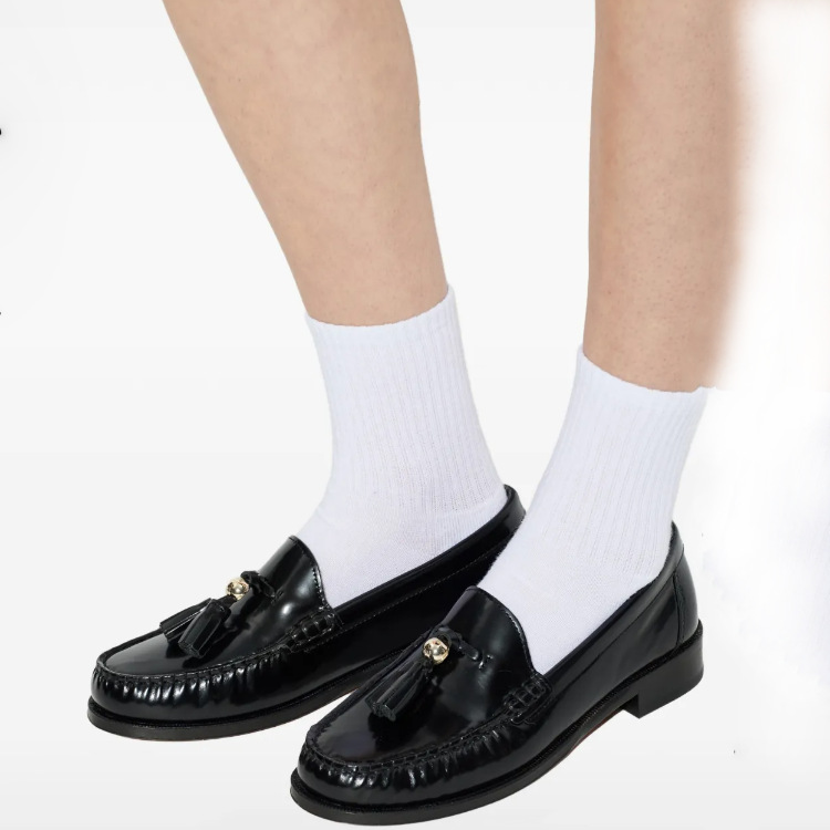 รองเท้าโลฟเฟอร์หนังแก้วประดับพ - Formal Wear Women'S Loafers บทวิจารณ์และราคา