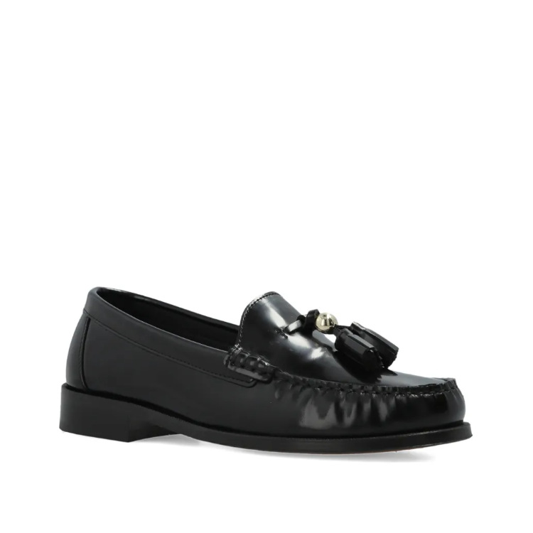 รองเท้าโลฟเฟอร์หนังแก้วประดับพ - Formal Wear Women'S Loafers บทวิจารณ์และราคา