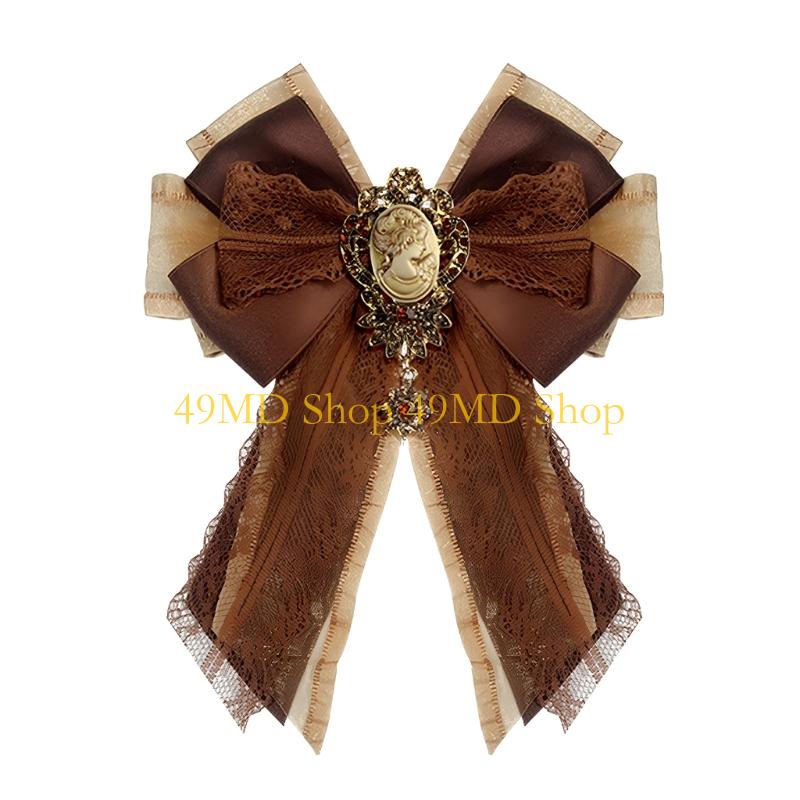 49MD เนคไทแฟชั่นพร้อมริบบิ้นแล - Formal Wear Jewelry For Women บทวิจารณ์และราคา