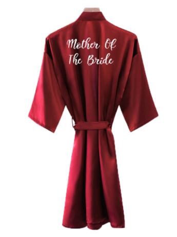 เจ้าสาว Robe ผู้หญิง Burgundy  - Women'S Formal Wear Wedding บทวิจารณ์และราคา