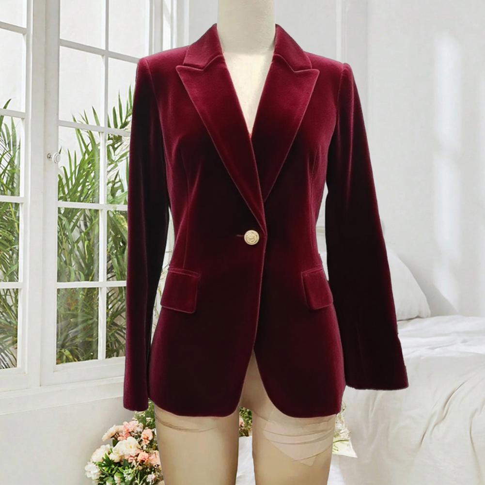 เสื้อเบลเซอร์กำมะหยี่ขนาดใหญ่ส - Women'S Formal Wear Wedding บทวิจารณ์และราคา