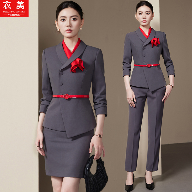 ชุดสูทผู้หญิงสีเทา รุ่นใหม่ปี  - Women'S Formal Wear Stores บทวิจารณ์และราคา