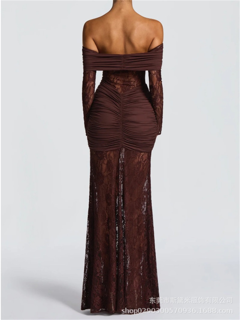 เซ็กซี่ลูกไม้ Mermaid ผู้หญิงช - Women Formal Party Wear Dress บทวิจารณ์และราคา
