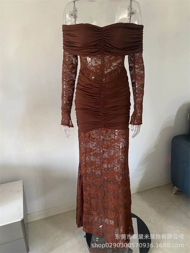 เซ็กซี่ลูกไม้ Mermaid ผู้หญิงช - Women Formal Party Wear Dress บทวิจารณ์และราคา