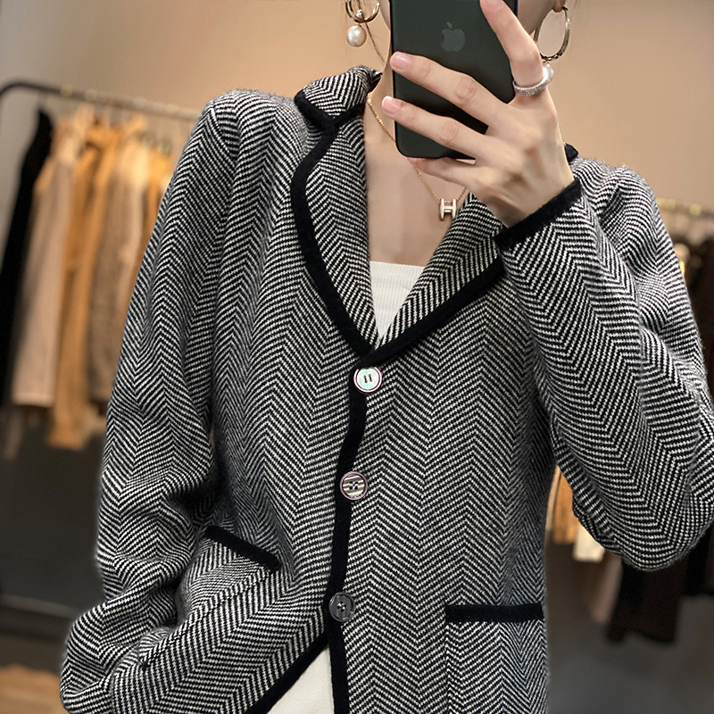 ฤดูใบไม้ร่วงผู้หญิงฤดูหนาวแคชเ - Tailored Coat Wool บทวิจารณ์และราคา