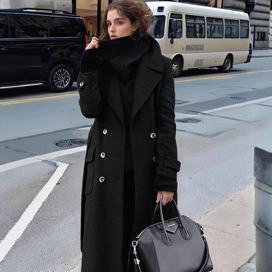 เสื้อโค้ทขนสัตว์ทรงยาวแบบกระดุ - Tailored Coat Wool บทวิจารณ์และราคา