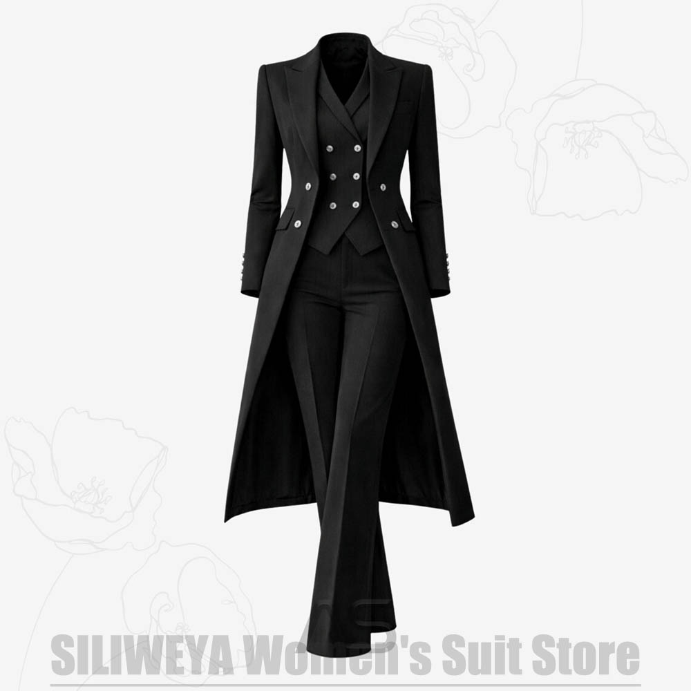 ชุดสูทผู้หญิง 3 ชิ้น แบบกระดุม - Women'S Formal Wear Wedding บทวิจารณ์และราคา