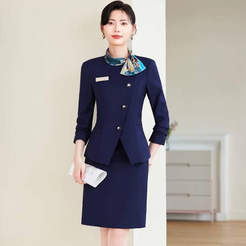 ชุดกางเกงสูทสไตล์หรูหราสำหรับผ - Women Formal Wear Blazer Set บทวิจารณ์และราคา