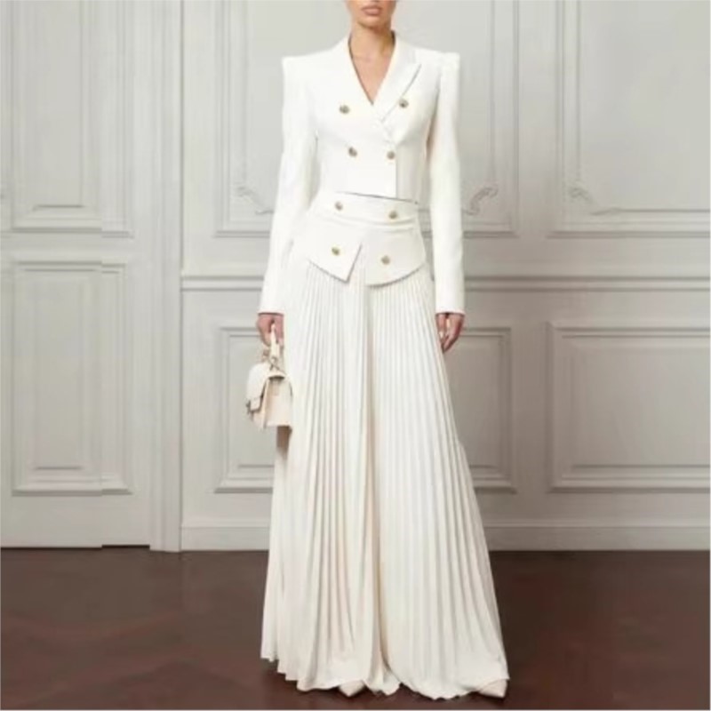 ชุดสูท 2 ชิ้น ดีไซน์หรูหรา เสื - Woman Formal Wear บทวิจารณ์และราคา