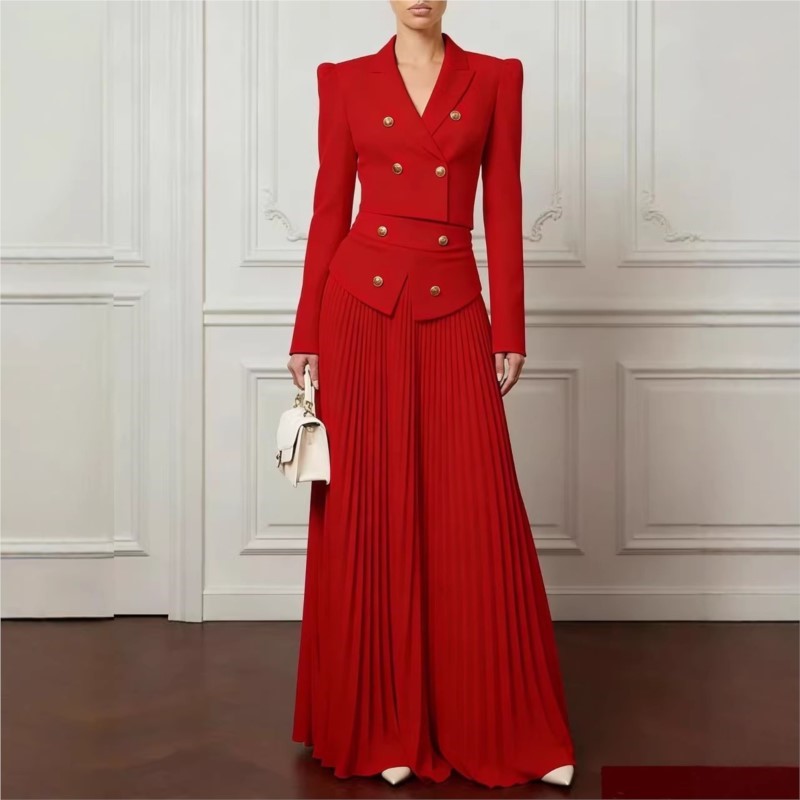 ชุดสูท 2 ชิ้น ดีไซน์หรูหรา เสื - Woman Formal Wear บทวิจารณ์และราคา