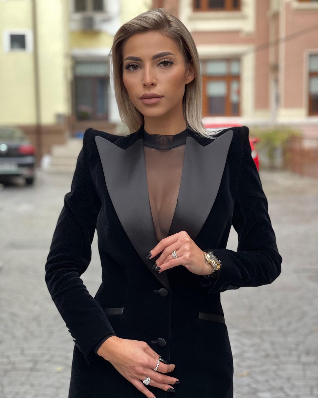 Cool สีดำ1ชิ้นผู้หญิงชุดสูท St - Women Formal Party Wear Dress บทวิจารณ์และราคา